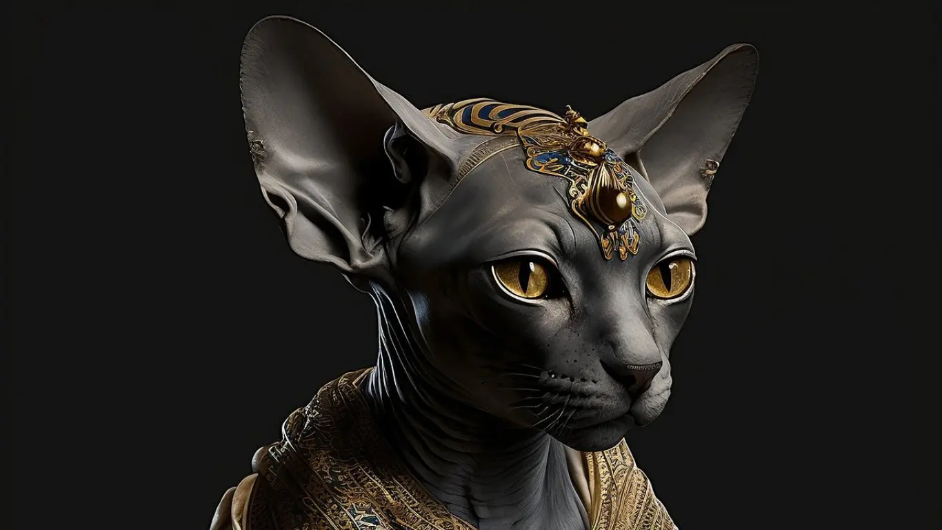 The Sphynx Cat Egyptian Cat God