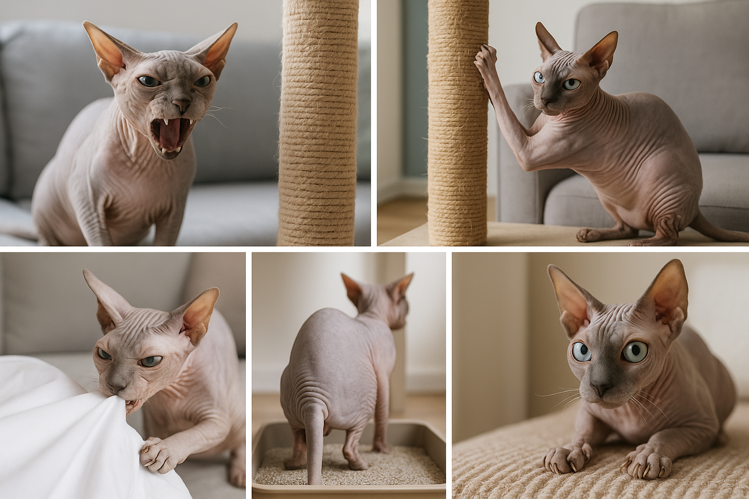 Sphynx Cat Behavior Problems