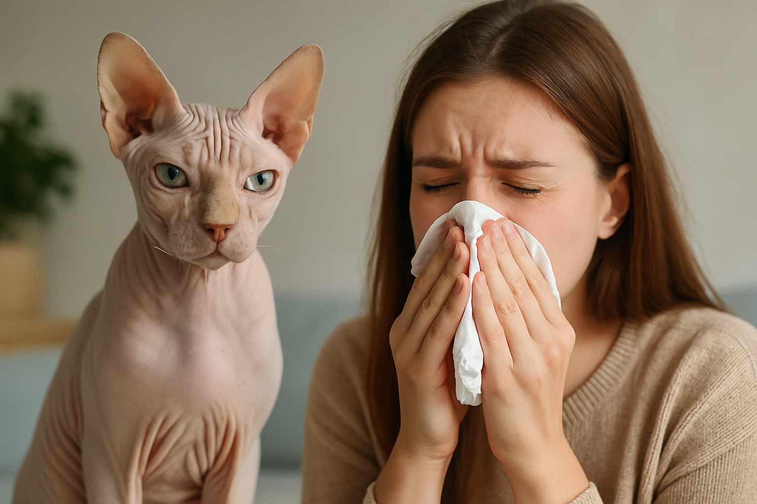 Hairless Cats and Allergies