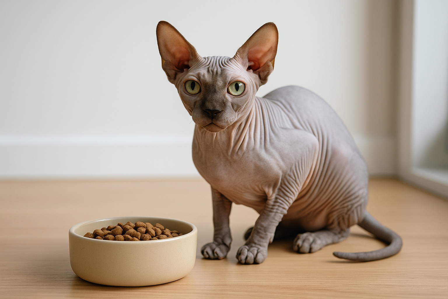 How Much Should a Sphynx Cat Eat