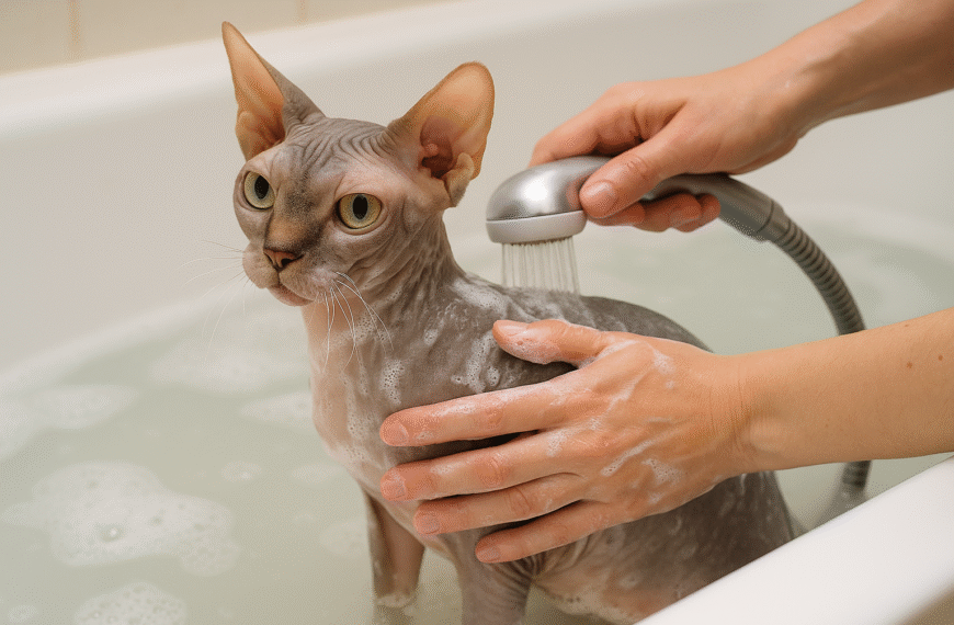 How to Bathe a Sphynx Cat