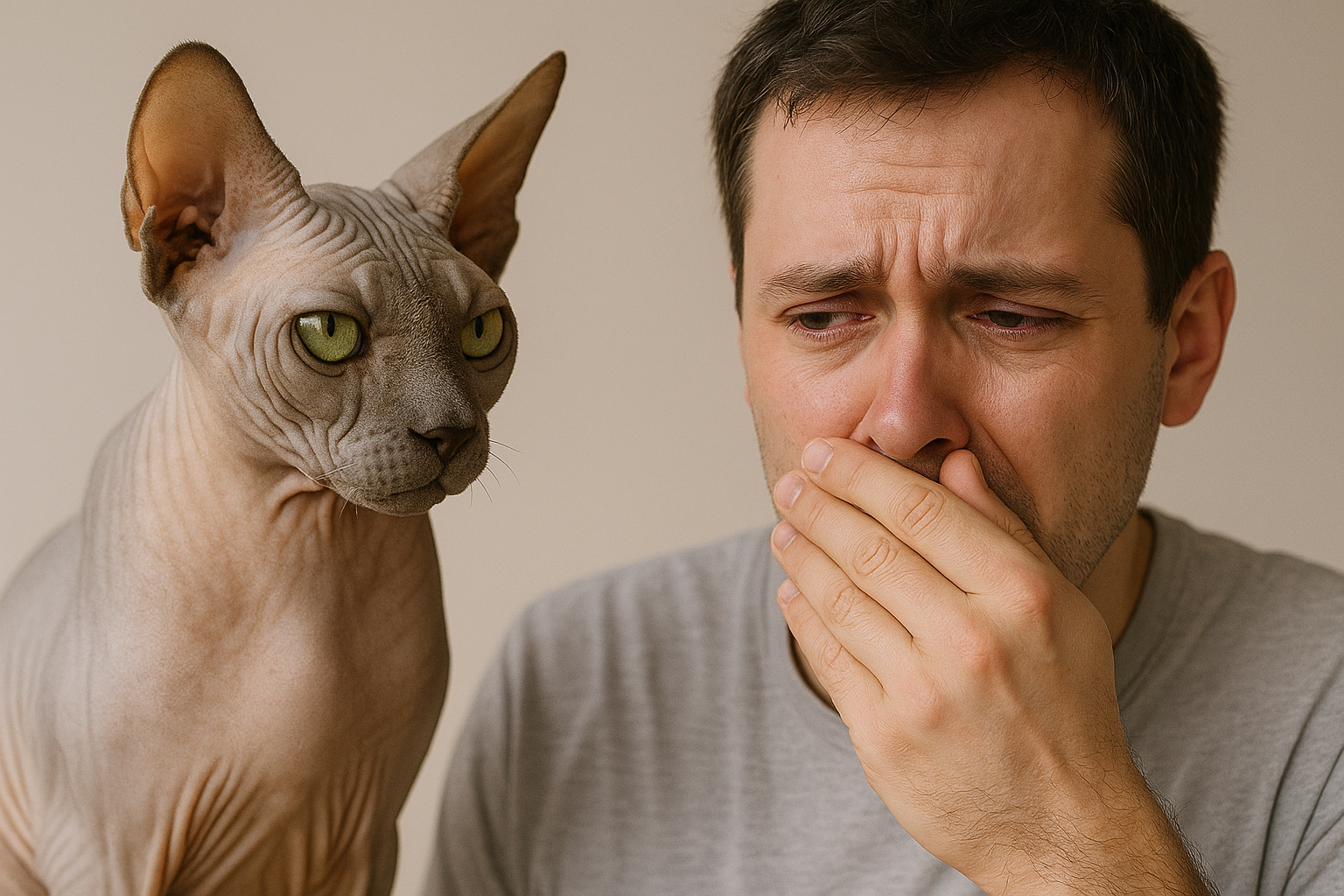 Can I Get a Sphynx Cat If I'm Allergic To Cats