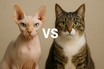 Sphynx Cat vs Regular Cat