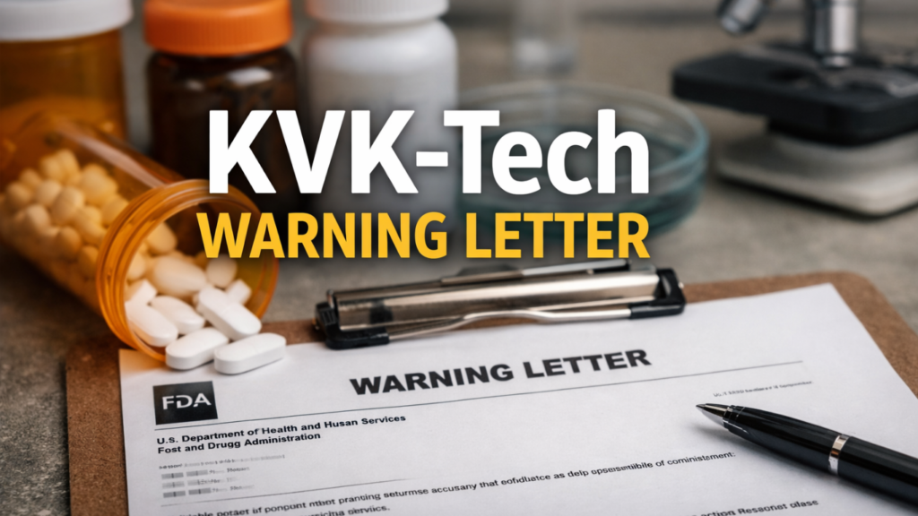 KVK-Tech Warning Letter